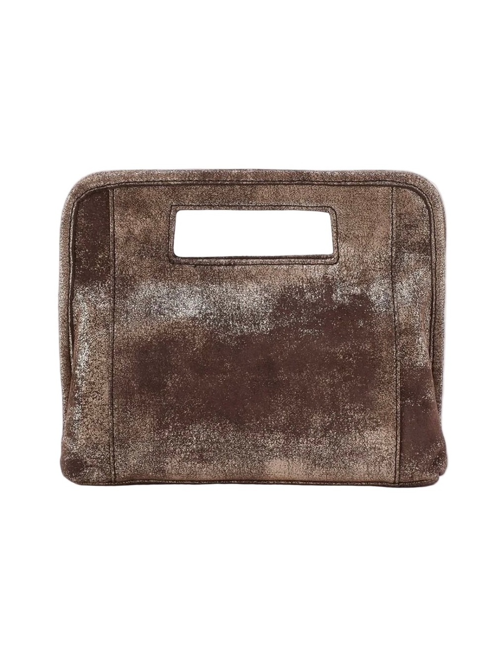 Hobo Ace Clutch Cocoa Platinum